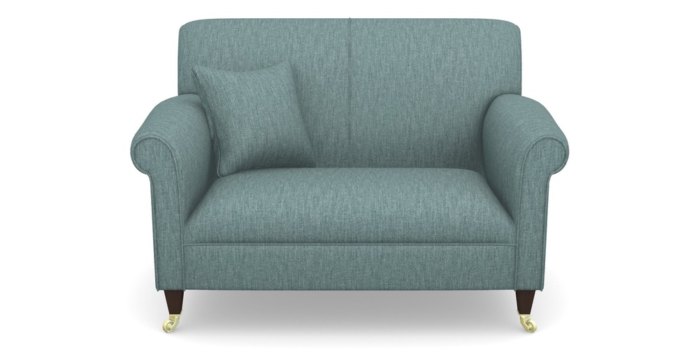 Product photograph of Petworth Snuggler In Clever Cotton Mix - Teal from Sofas and Stuff Limited