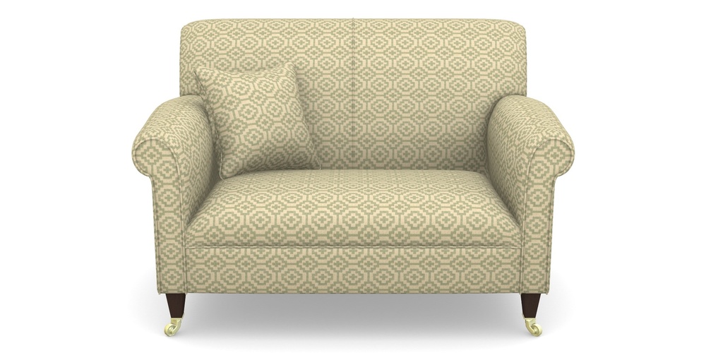 Product photograph of Petworth Snuggler In Cloth 18 - Tile - Fennel from Sofas and Stuff Limited