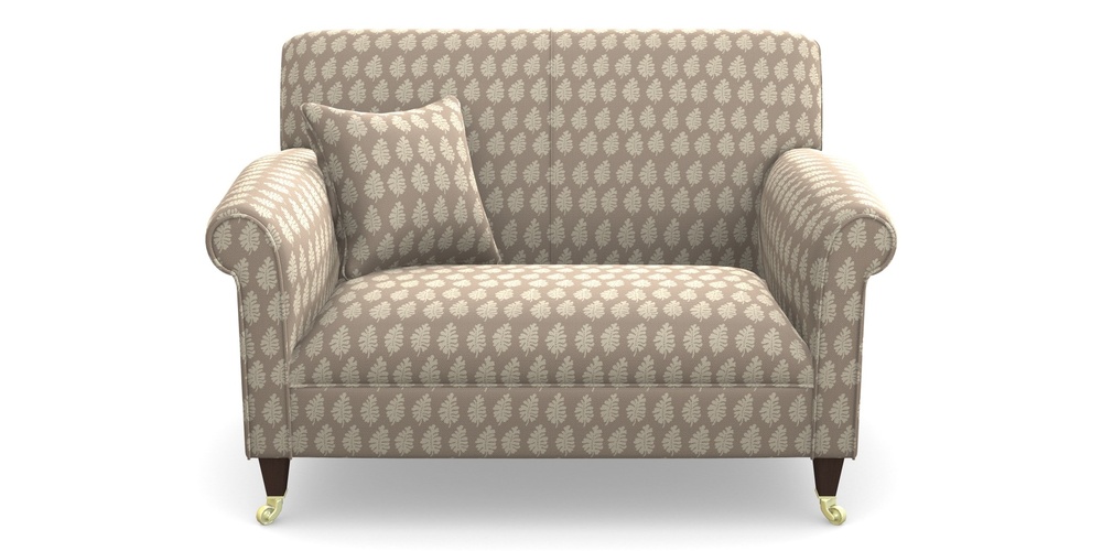 Product photograph of Petworth Snuggler In Cloth 21 - Oak Leaf - Beech from Sofas and Stuff Limited