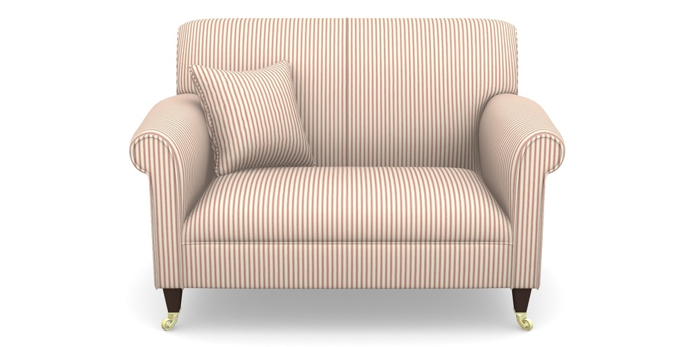 Product photograph of Petworth Snuggler In Cotton Stripe - Peony from Sofas and Stuff Limited