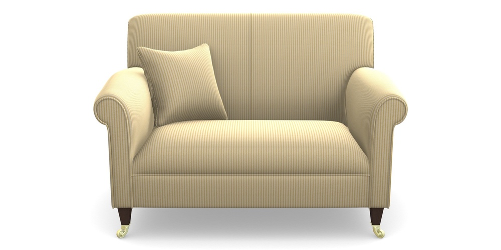 Product photograph of Petworth Snuggler In Cloth 21 - Simple Stripe - Canary from Sofas and Stuff Limited