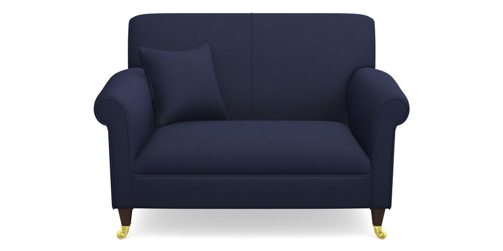 Product photograph of Petworth Snuggler In Clever Tough And Eco Velvet - Indigo from Sofas and Stuff Limited