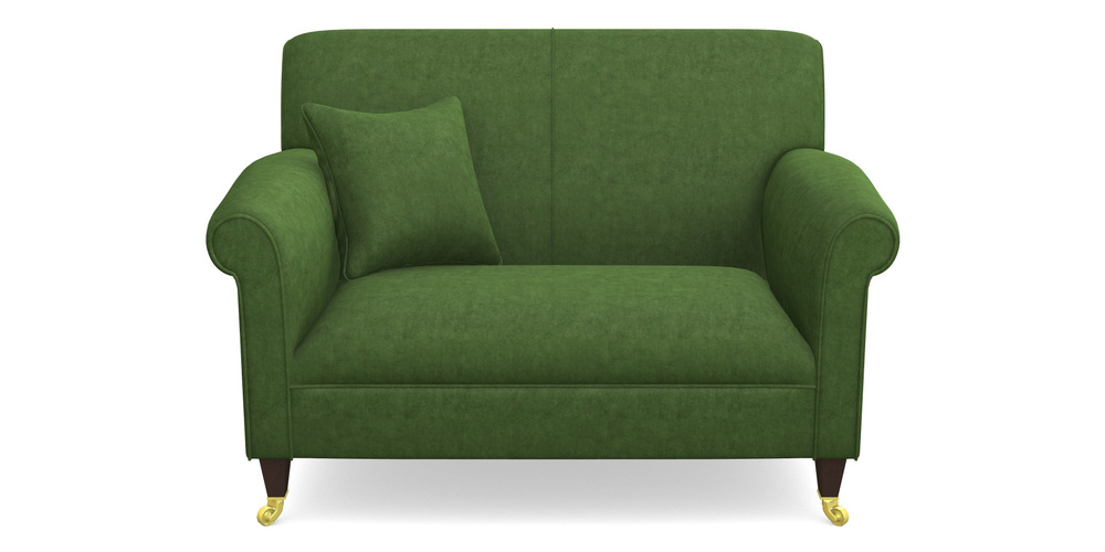 Product photograph of Petworth Snuggler In Clever Tough And Eco Velvet - Shamrock from Sofas and Stuff Limited