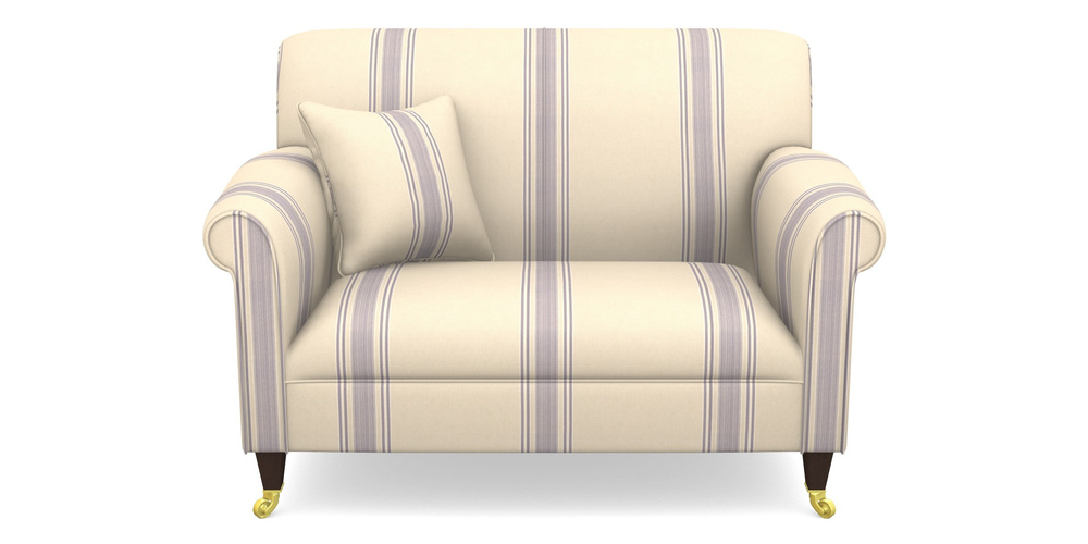 Product photograph of Petworth Snuggler In Cloth 22 - Racing Stripes Cheltenham - Blueberry from Sofas and Stuff Limited