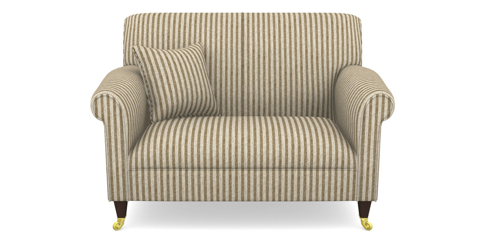 Product photograph of Petworth Snuggler In Cloth 22 - Pinstripe - Fallen Leaf from Sofas and Stuff Limited