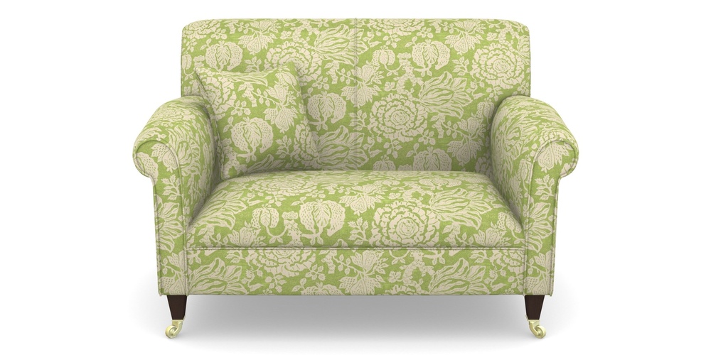 Product photograph of Petworth Snuggler In V A Brompton Collection - Flowering Kale - Lime from Sofas and Stuff Limited