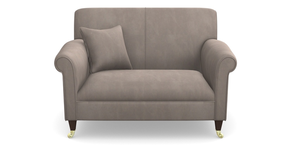 Product photograph of Petworth Snuggler In House Clever Velvet - Cocoa from Sofas and Stuff Limited