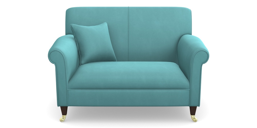 Product photograph of Petworth Snuggler In House Clever Velvet - Duck Egg from Sofas and Stuff Limited