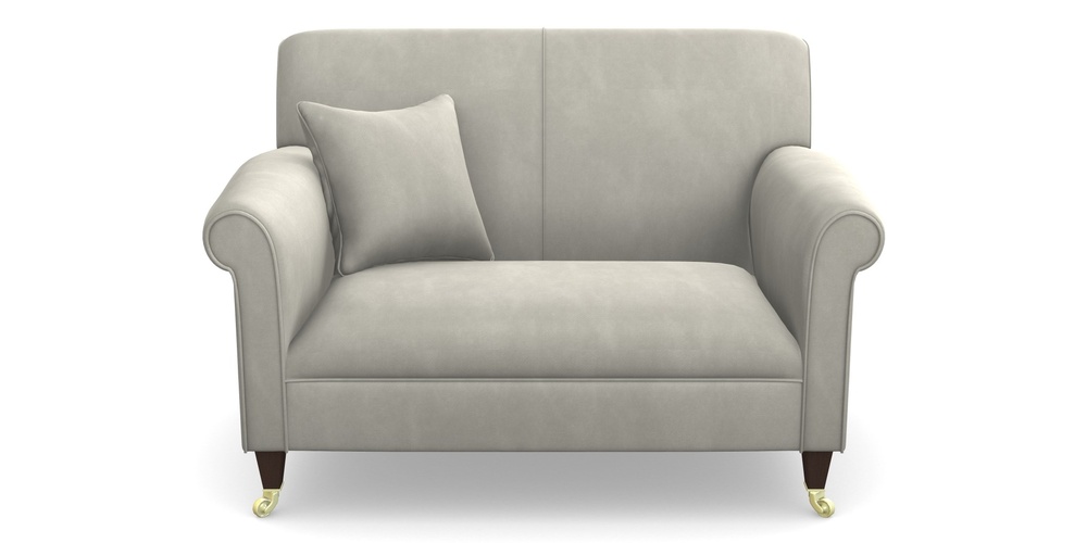 Product photograph of Petworth Snuggler In House Clever Velvet - Stone from Sofas and Stuff Limited