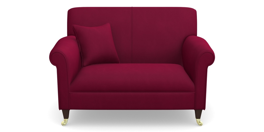 Product photograph of Petworth Snuggler In House Clever Velvet - Wine from Sofas and Stuff Limited