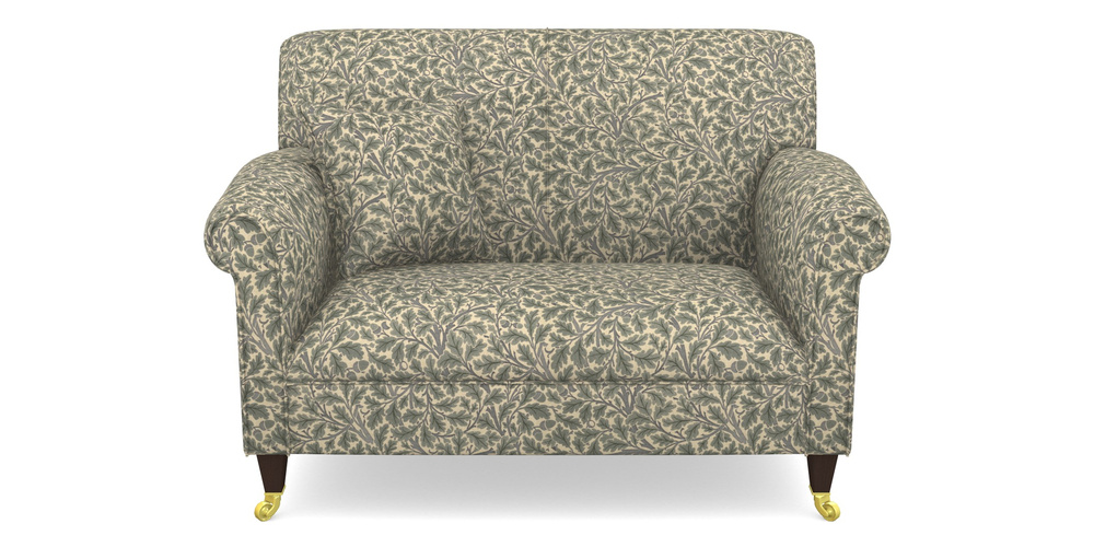 Product photograph of Petworth Snuggler In V A Drawn From Nature Collection - Oak Tree - Duck Egg from Sofas and Stuff Limited