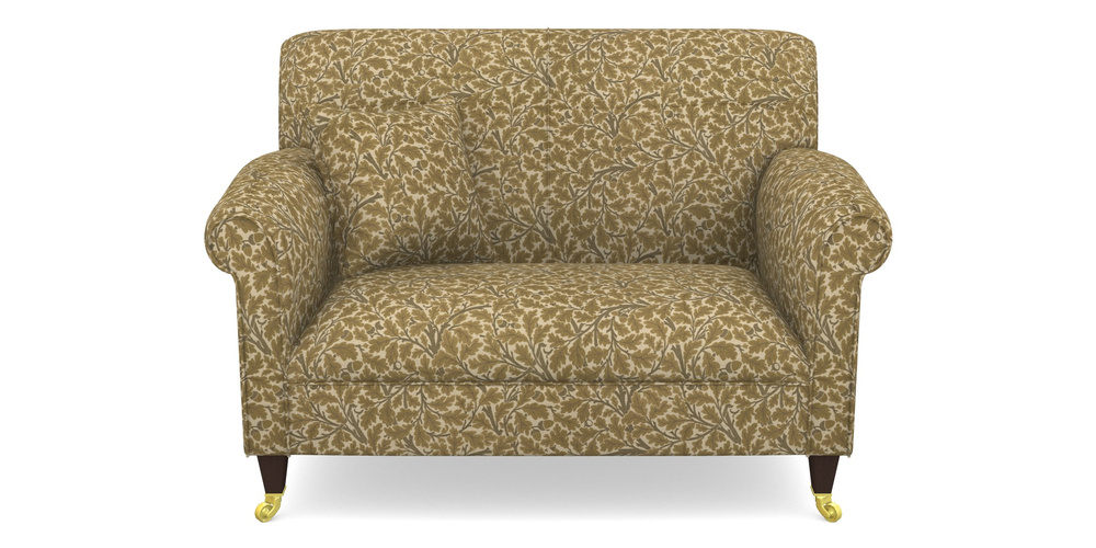 Product photograph of Petworth Snuggler In V A Drawn From Nature Collection - Oak Tree - Gold from Sofas and Stuff Limited