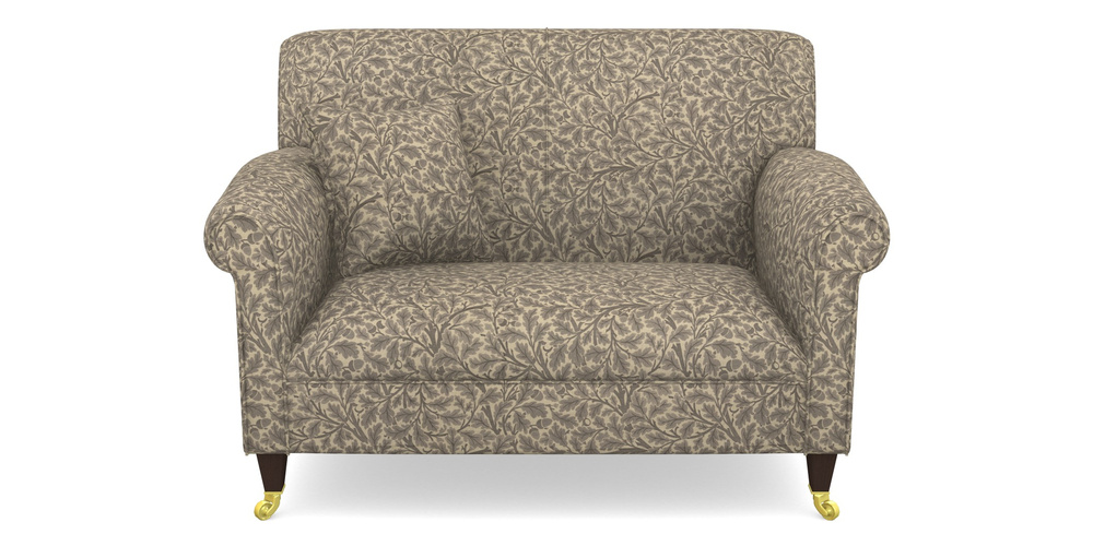 Product photograph of Petworth Snuggler In V A Drawn From Nature Collection - Oak Tree - Grey from Sofas and Stuff Limited