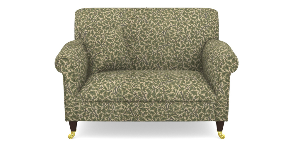 Product photograph of Petworth Snuggler In V A Drawn From Nature Collection - Oak Tree - Light Green from Sofas and Stuff Limited