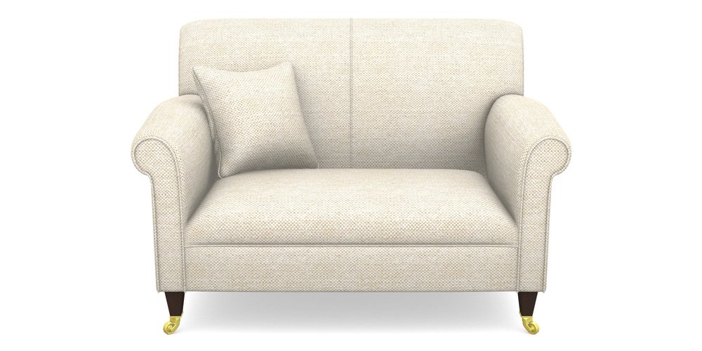 Product photograph of Petworth Snuggler In Sanday Linen - Natural from Sofas and Stuff Limited