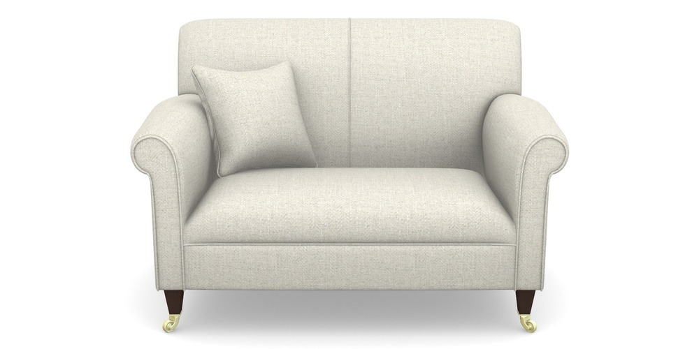 Product photograph of Petworth Snuggler In Smart Herringbone - Natural from Sofas and Stuff Limited