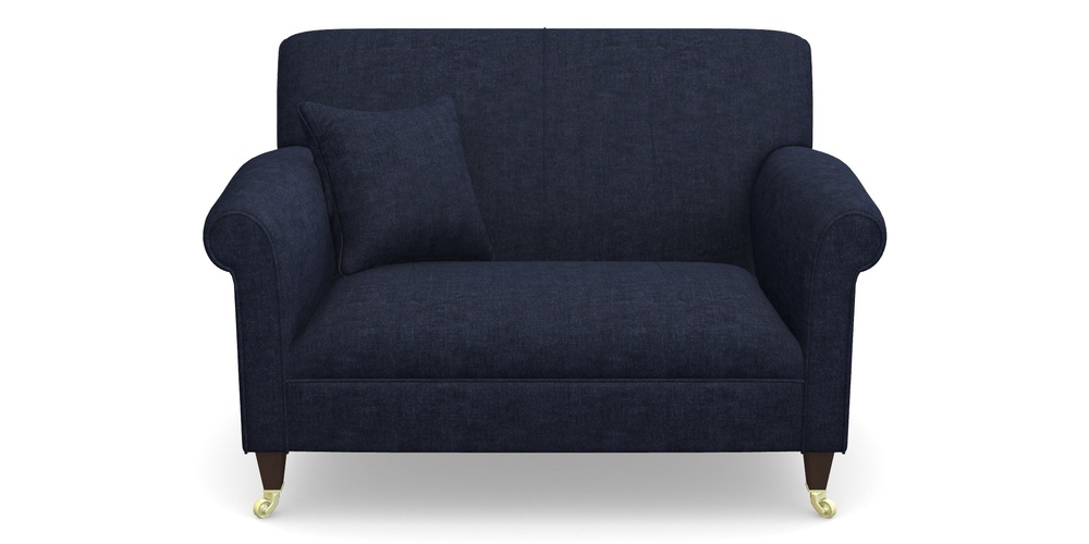 Product photograph of Petworth Snuggler In Super Soft Velvet - Navy from Sofas and Stuff Limited