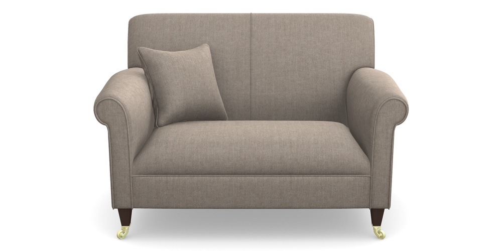 Product photograph of Petworth Snuggler In Super Soft Velvet - Wicker from Sofas and Stuff Limited