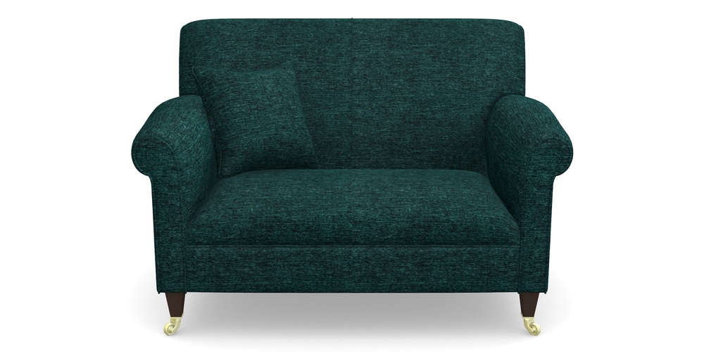 Product photograph of Petworth Snuggler In Textured Velvet - Viridian from Sofas and Stuff Limited