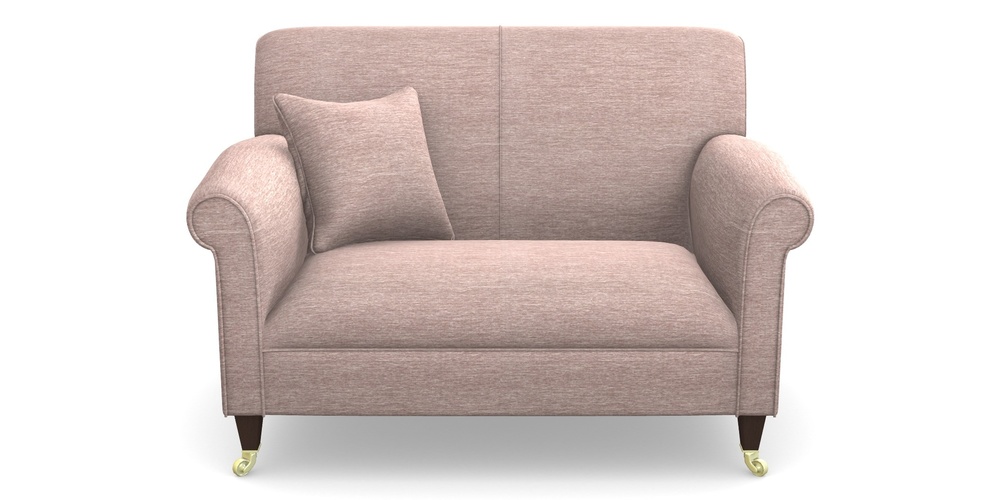 Product photograph of Petworth Snuggler In Textured Velvet - Wisteria from Sofas and Stuff Limited