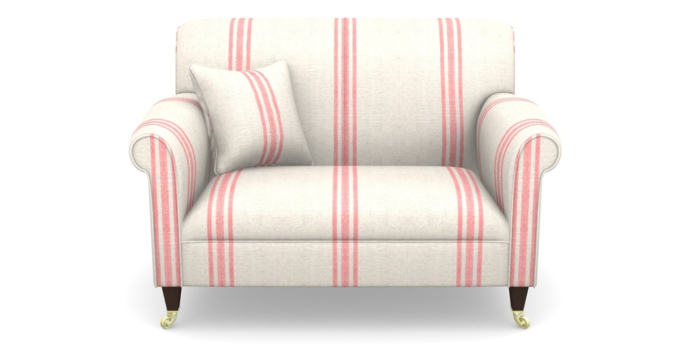 Product photograph of Petworth Snuggler In Walloon Linen - Red from Sofas and Stuff Limited