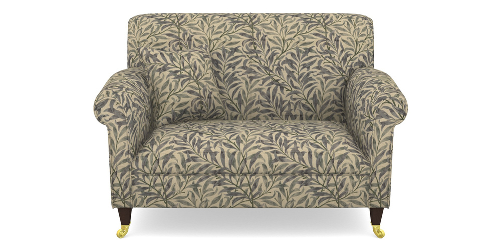 Product photograph of Petworth Snuggler In V A Drawn From Nature - Willow Bough Large - Duck Egg from Sofas and Stuff Limited