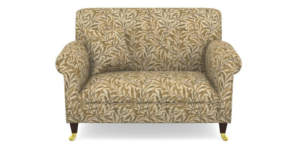 Product photograph of Petworth Snuggler In V A Drawn From Nature - Willow Bough Large - Gold from Sofas and Stuff Limited