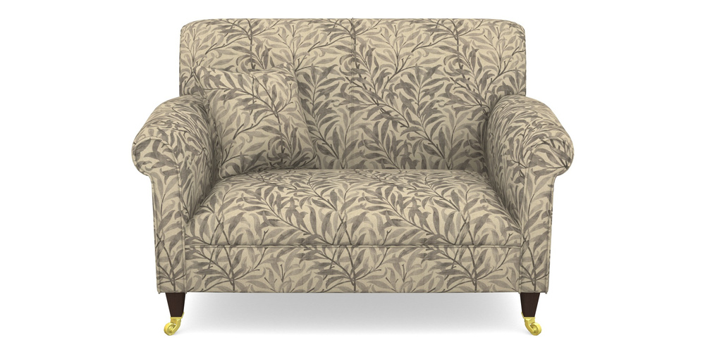 Product photograph of Petworth Snuggler In V A Drawn From Nature - Willow Bough Large - Grey from Sofas and Stuff Limited
