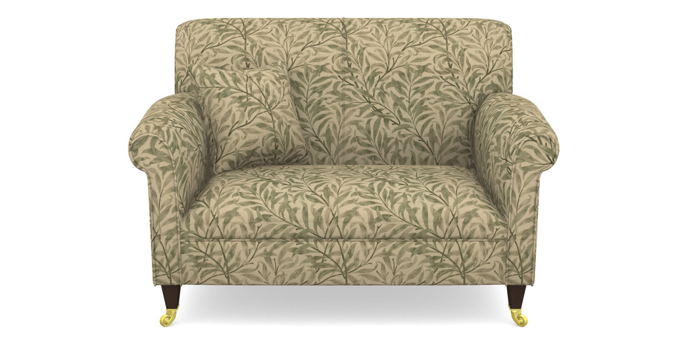 Product photograph of Petworth Snuggler In V A Drawn From Nature - Willow Bough Large - Light Green from Sofas and Stuff Limited