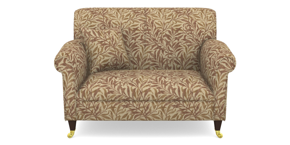 Product photograph of Petworth Snuggler In V A Drawn From Nature - Willow Bough Large - Terracotta from Sofas and Stuff Limited