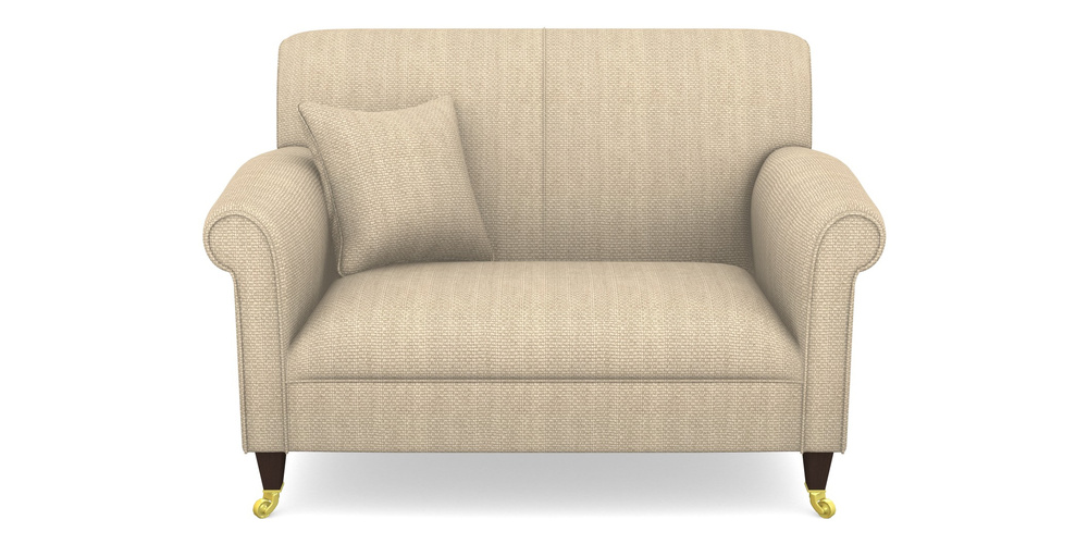 Product photograph of Petworth Snuggler In Cloth 22 Weaves - White Sands Linen - Chalk from Sofas and Stuff Limited