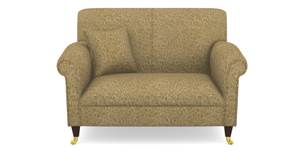 Product photograph of Petworth Snuggler In V A Drawn From Nature Collection - Willow - Gold from Sofas and Stuff Limited