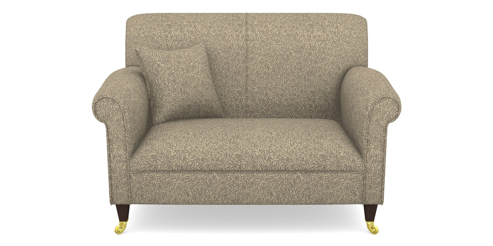 Product photograph of Petworth Snuggler In V A Drawn From Nature Collection - Willow - Grey from Sofas and Stuff Limited