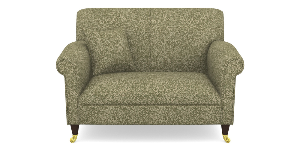 Product photograph of Petworth Snuggler In V A Drawn From Nature Collection - Willow - Light Green from Sofas and Stuff Limited