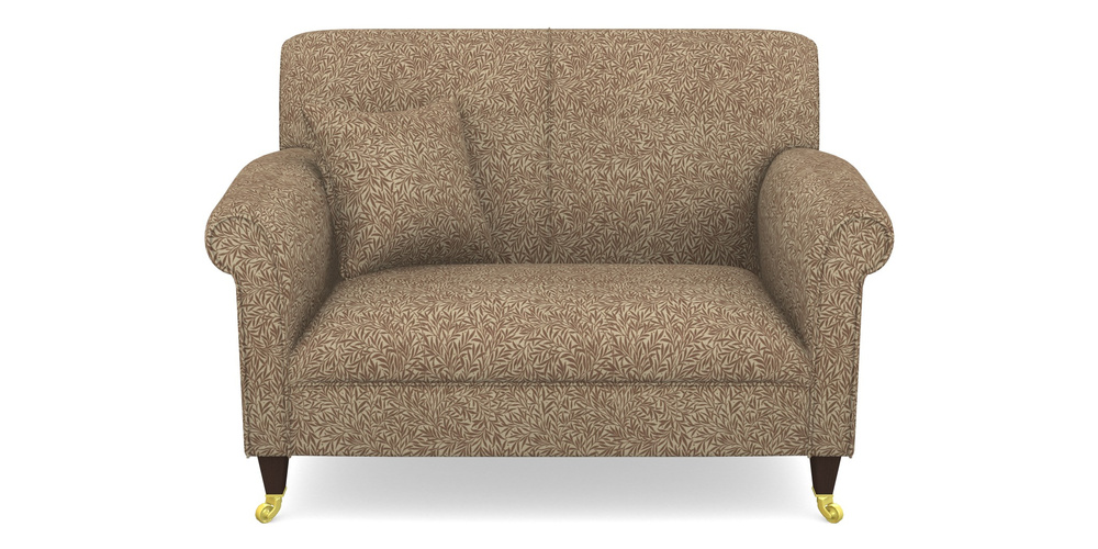 Product photograph of Petworth Snuggler In V A Drawn From Nature Collection - Willow - Terracotta from Sofas and Stuff Limited