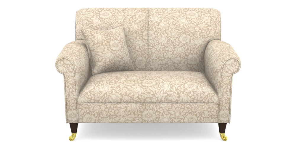 Product photograph of Petworth Snuggler In William Morris Collection - Mallow - Linen from Sofas and Stuff Limited