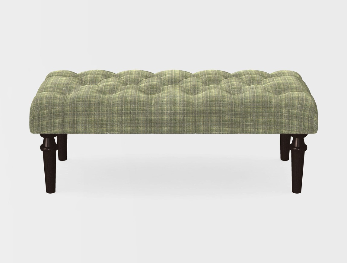 Small Buttoned Footstool