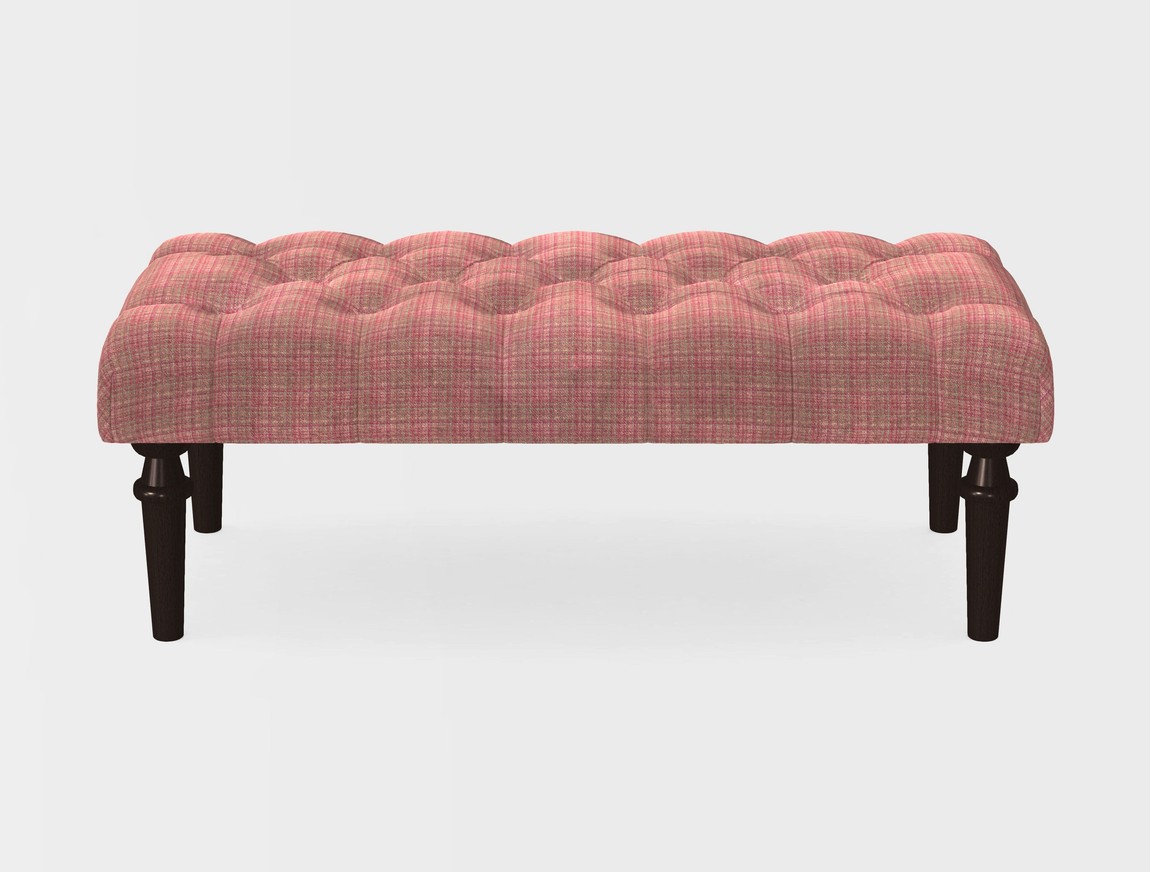 Small Buttoned Footstool