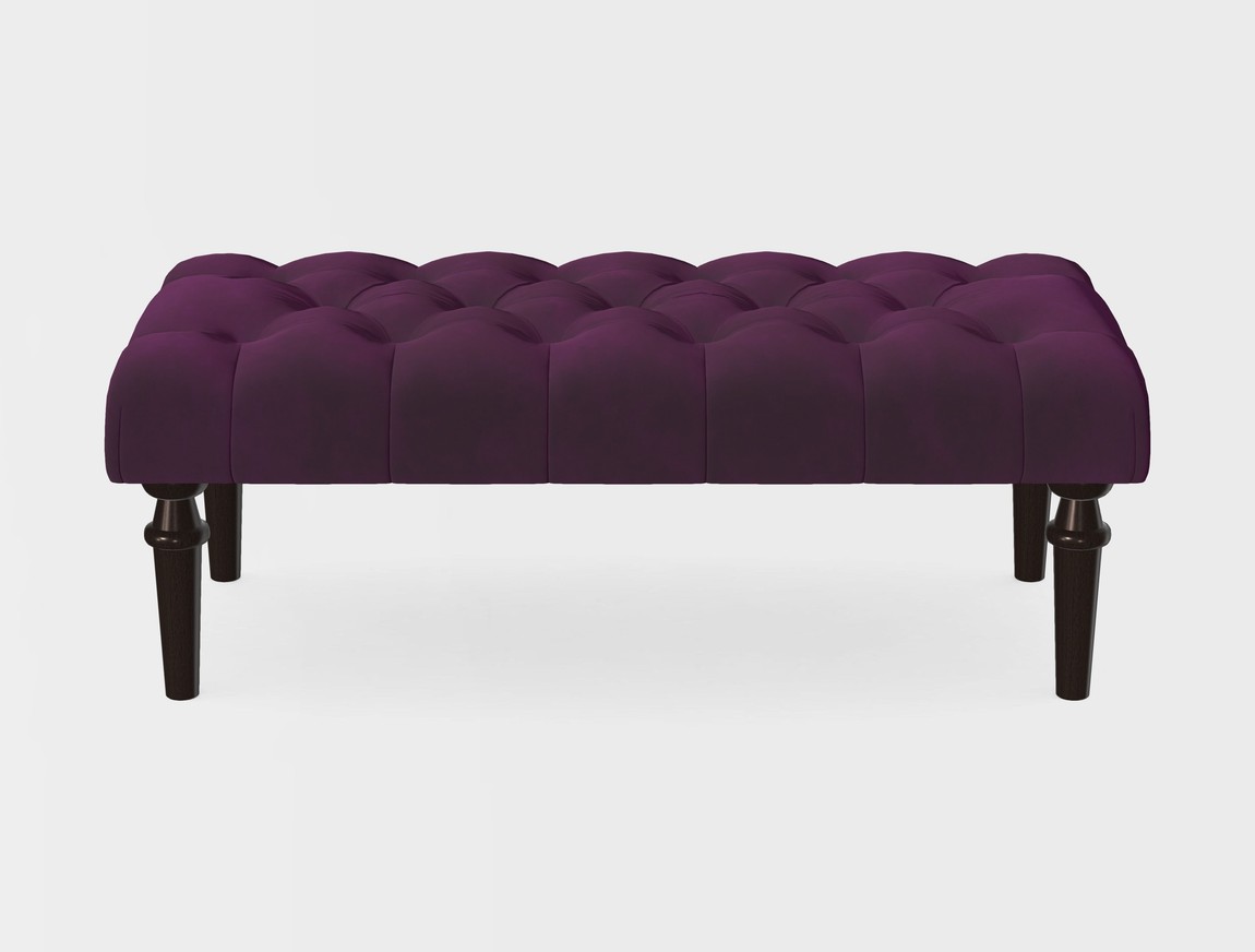 Small Buttoned Footstool