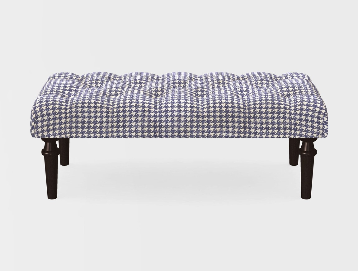 Small Buttoned Footstool