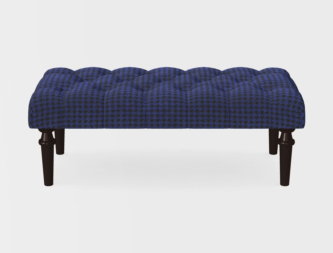 Small Buttoned Footstool