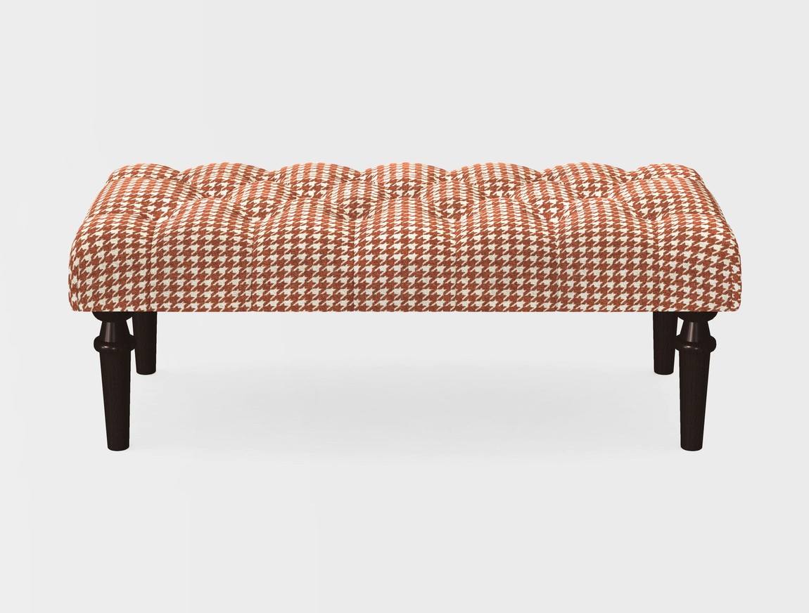 Small Buttoned Footstool
