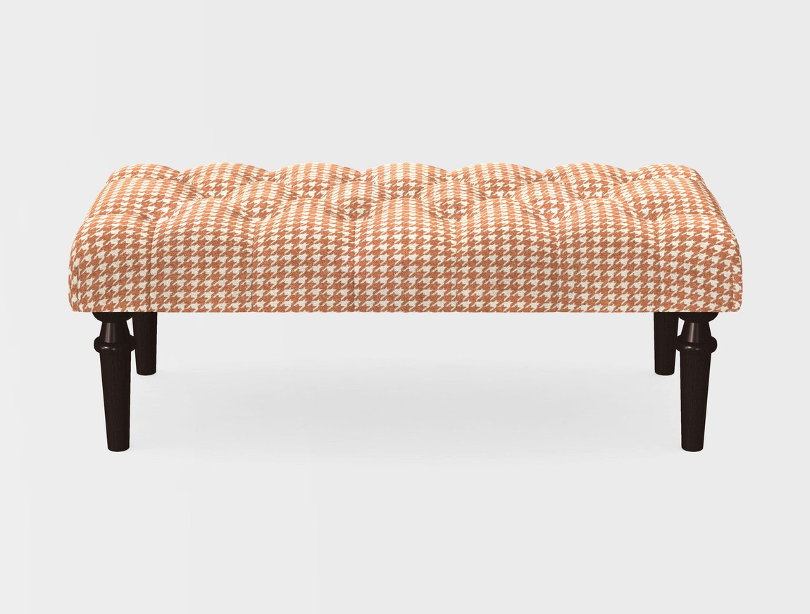 Small Buttoned Footstool