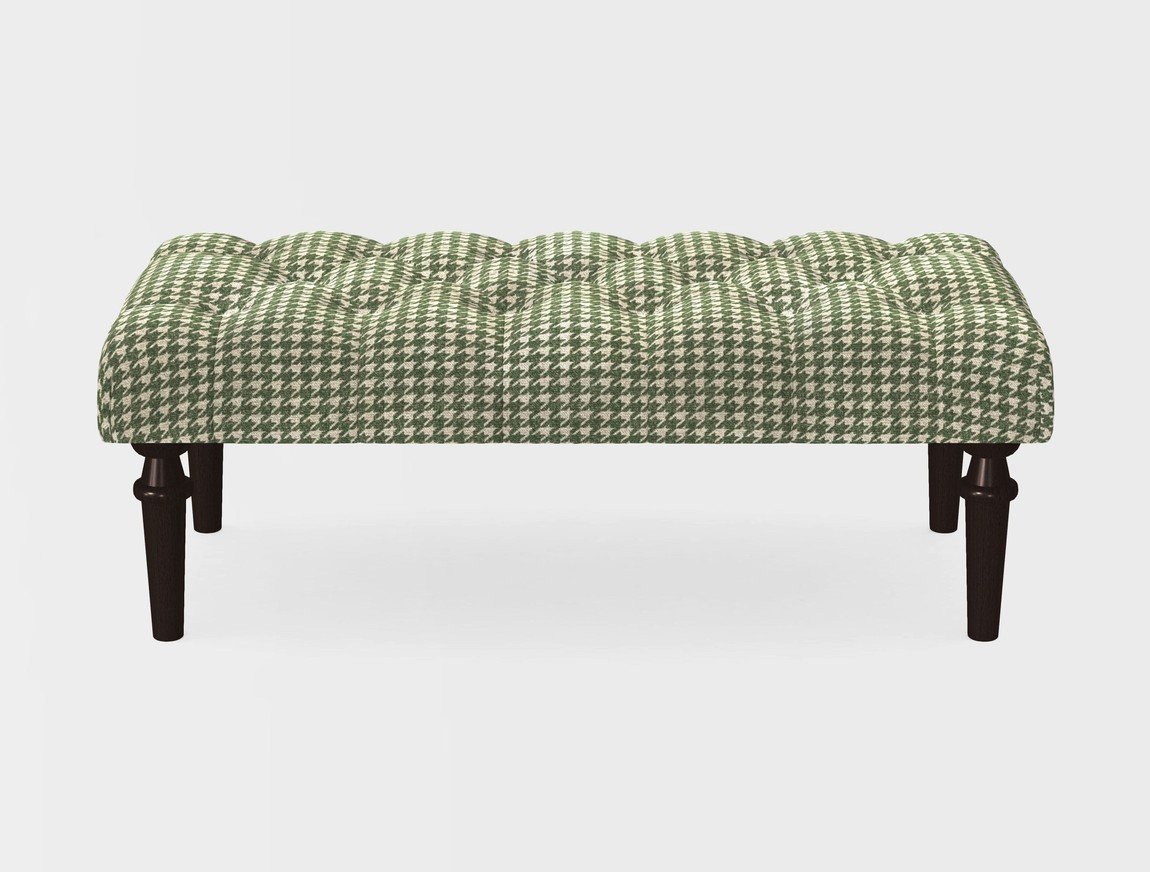 Small Buttoned Footstool