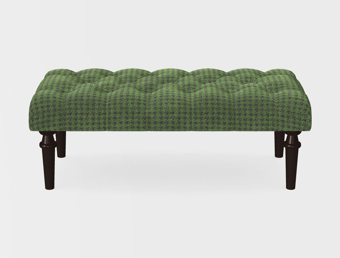 Small Buttoned Footstool
