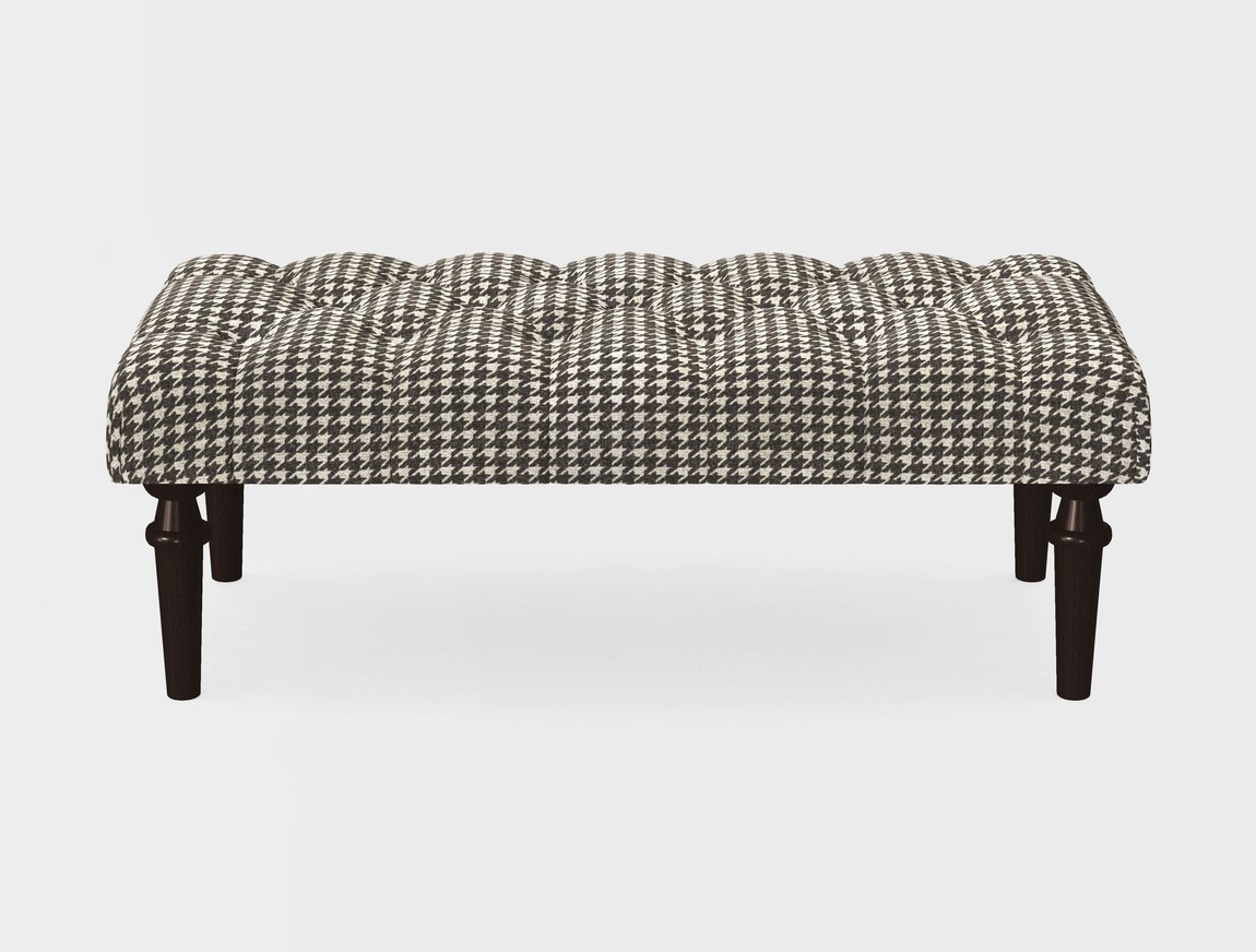Small Buttoned Footstool