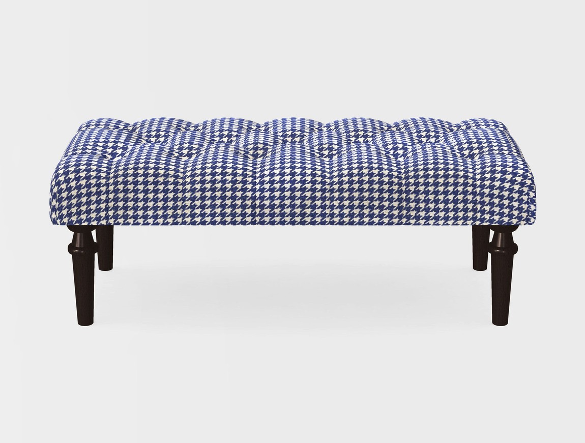 Small Buttoned Footstool
