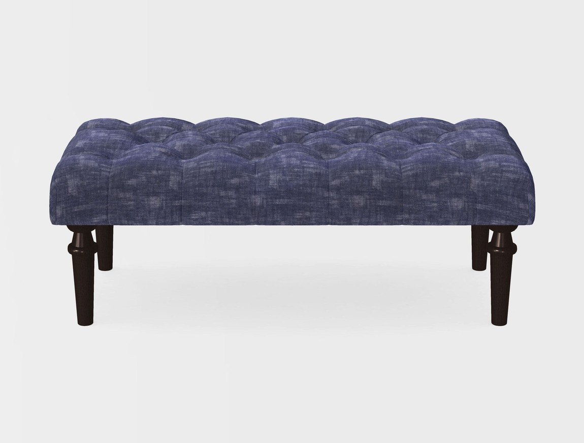 Small Buttoned Footstool