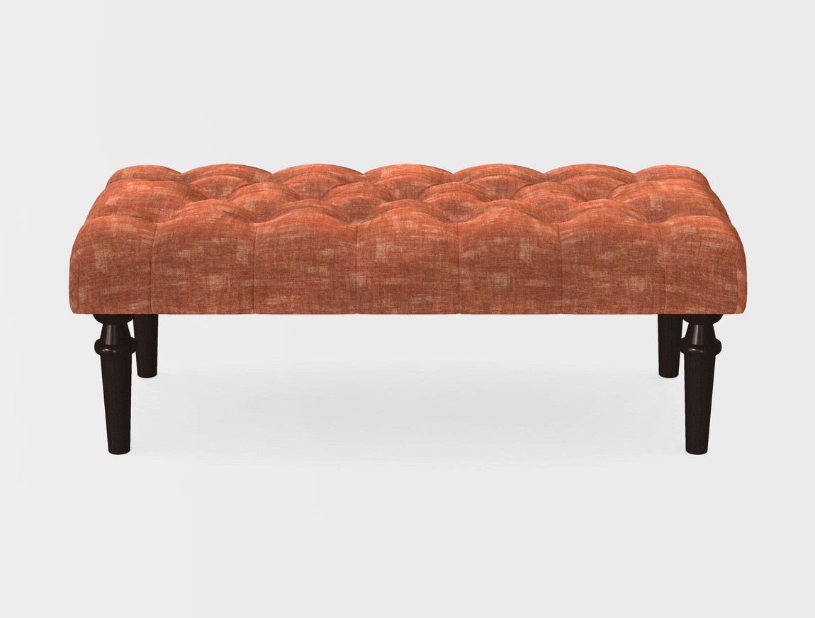 Small Buttoned Footstool