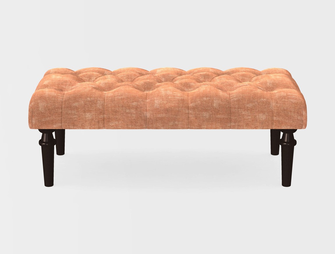 Small Buttoned Footstool